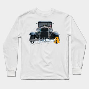 1931 Ford Model A Deluxe Tudor Sedan Long Sleeve T-Shirt